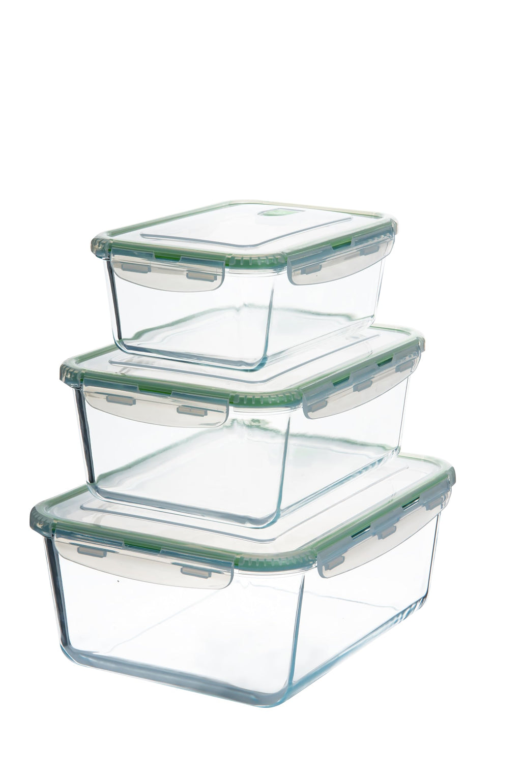 AGTRADE X-LARGE Glass Food Storage Containers with Lids Baking Dish Set Glass Storage Containers with Locking Lid Set 3-120 oz/70 oz/35 oz - Large Meal Prep Storing Serving Food Leakproof Ovensafe