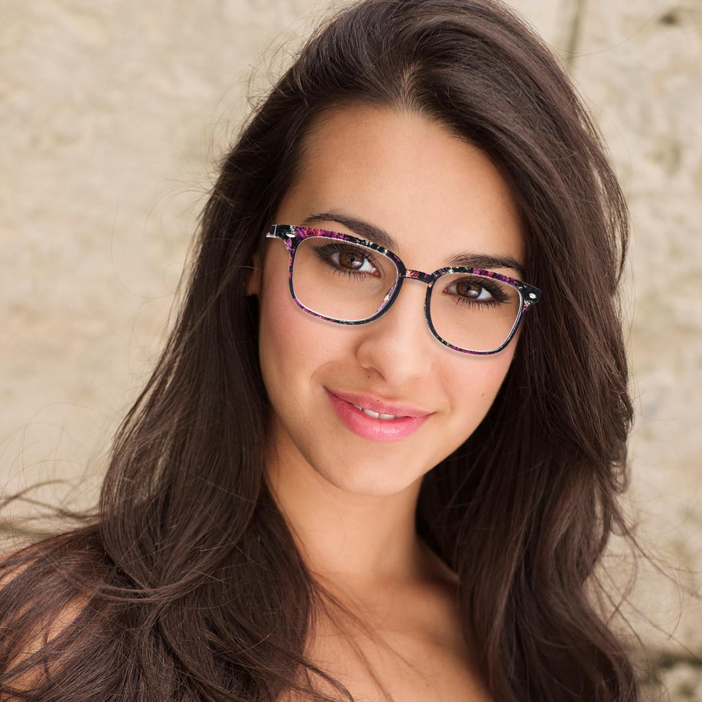 5 Pack Reading Glasses Blue Light Blocking for Women,Computer Readers with Spring Hinge