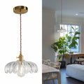 XZHGCEE Plug in Pendant Light: Amber Hanging Lamp Plug in Pendant Lamp, Glass Pendant Lighting for Kitchen Island, Bedroom, Dining Room, Living Room, No Bulb