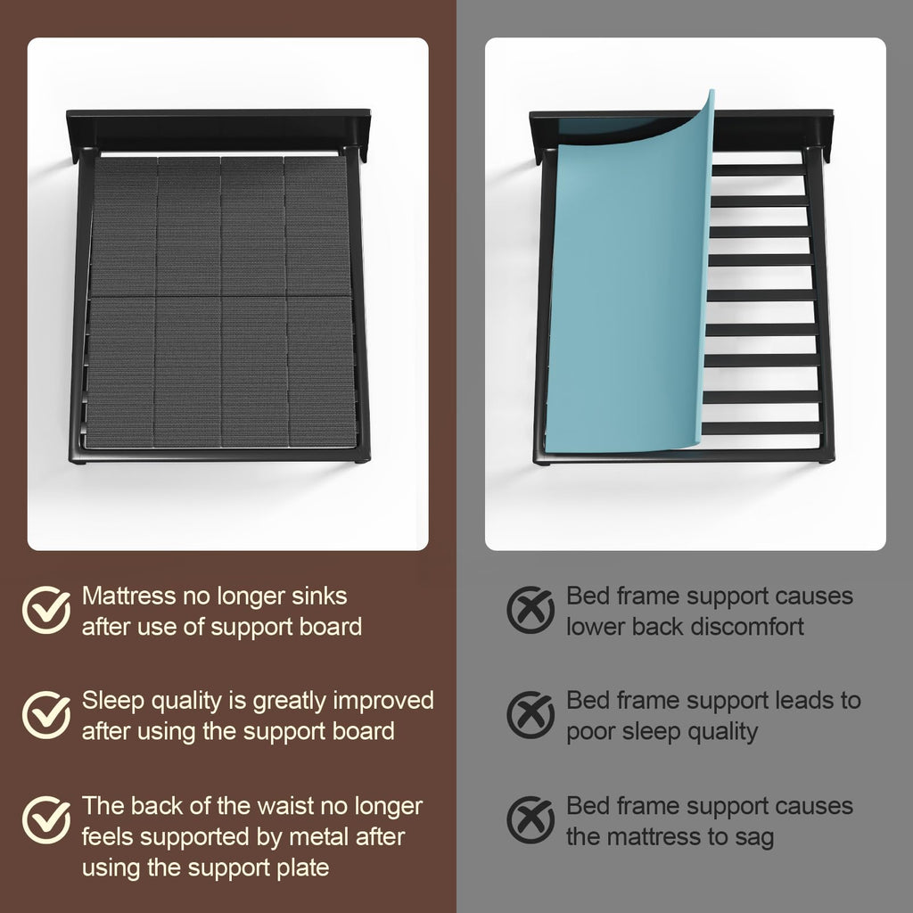 Imperius Folding Spring Box 10MM, Bed Support Flat Noodles, Twin Size 38x75'' ﻿ ﻿Light and Thin, Breathable, Noise Minimizing,Moisture Resistant Bunkieboards