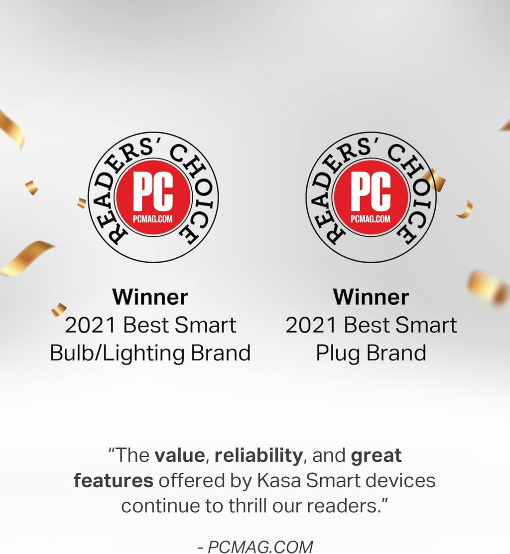 kasa smart Plug Power Strip KP303, Surge Protector with 3 Individually Controlled Smart Outlets and 2 USB Ports, Works with Alexa & Google Home, No Hub Required , White