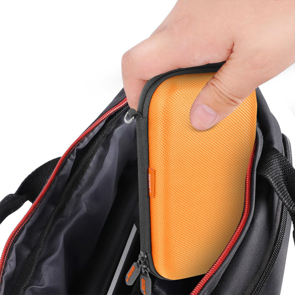 External Hard Drive Case - GLCON Shockproof EVA Carrying Case for WD My Passport Element Seagate Expansion Backup Toshiba 1TB 2TB 4TB - High Protection Portable Travel Electronic Power Bank Bag