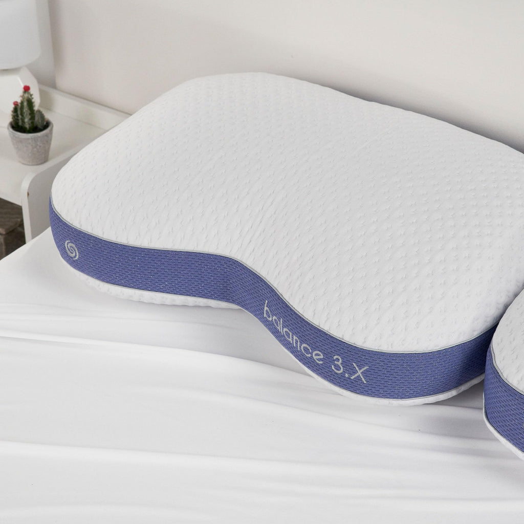 Bedgear Balance 1.0 Performance Pillow, Medium Support Bed Pillow for All Sleep Positions | Boost Blend Fill with Responsive Comfort & Air-X Mesh Ventilation | Washable Hypoallergenic Pillow