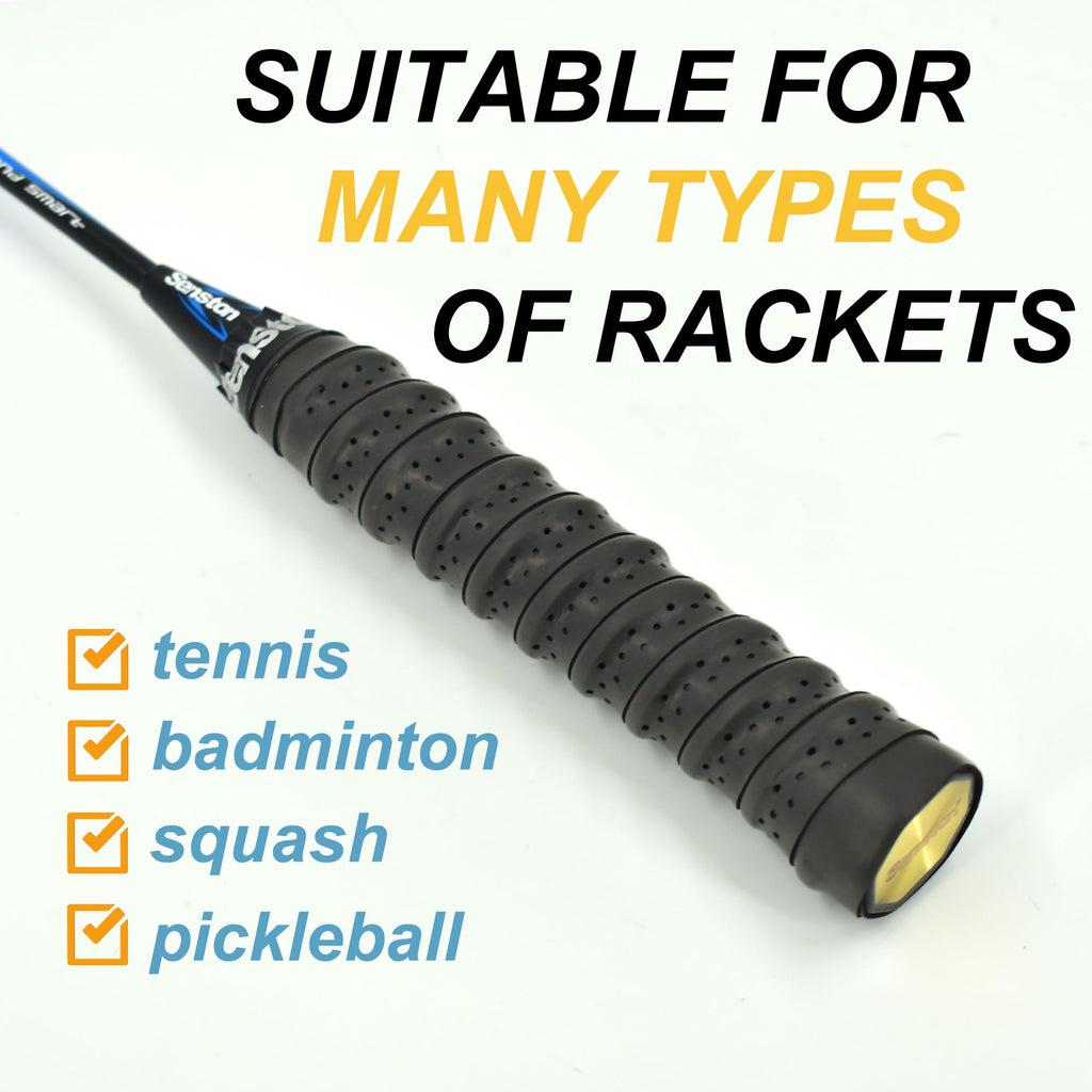 Senston New Rackets Grip Anti Slip Perforated Super Absorbent Tennis Overgrip Badminton Overgrip Pickleballs Overgrip