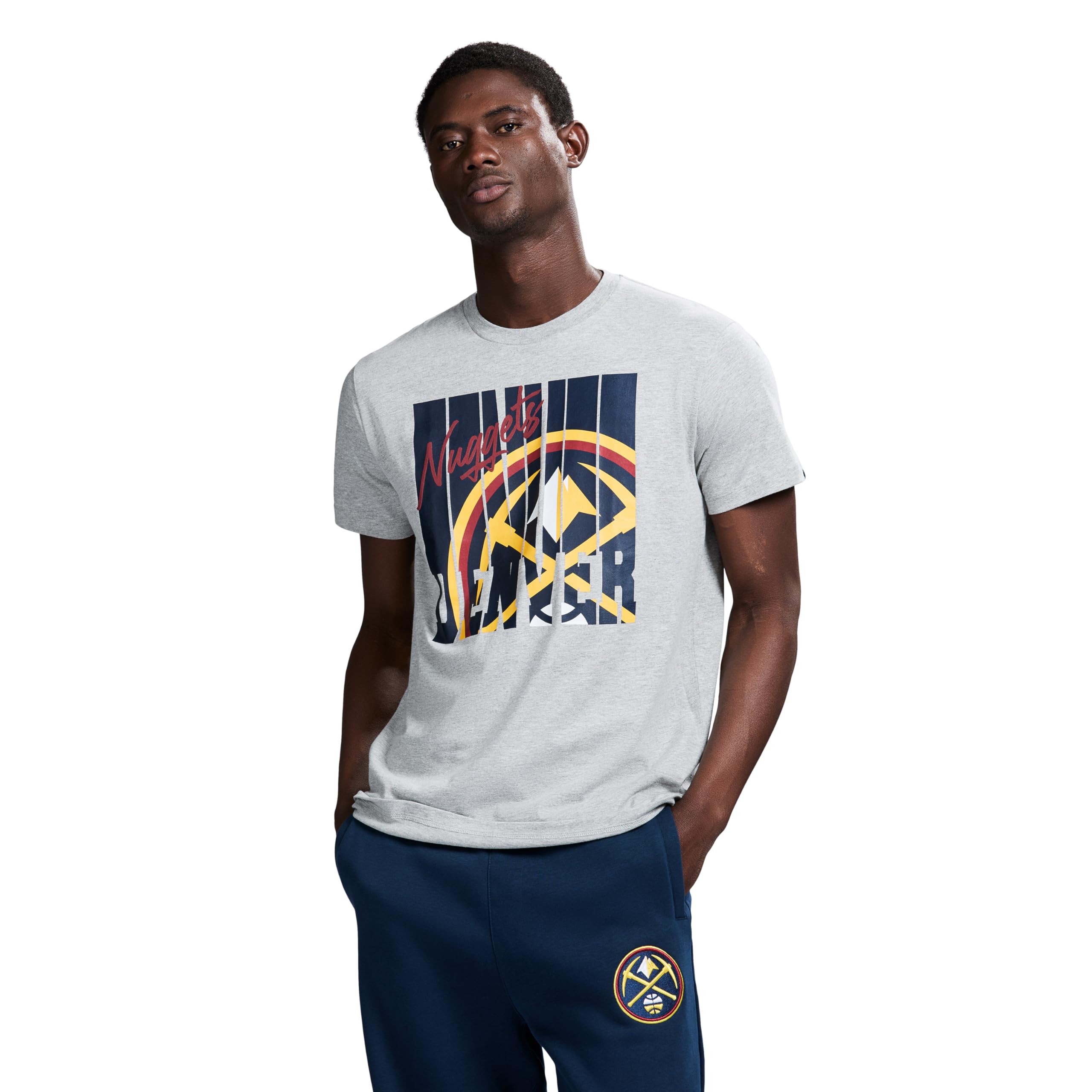 Game 7 NBA Mens Game 7 X NBA Officially Licensed Men's Graphic Short Sleeve Lightweight Crew Neck Cotton Team T-Shirt