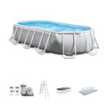 INTEX 26700EP 10Ft X 30In Prism Frame Premium Above Ground Swimming Pool (Pump Not Included)