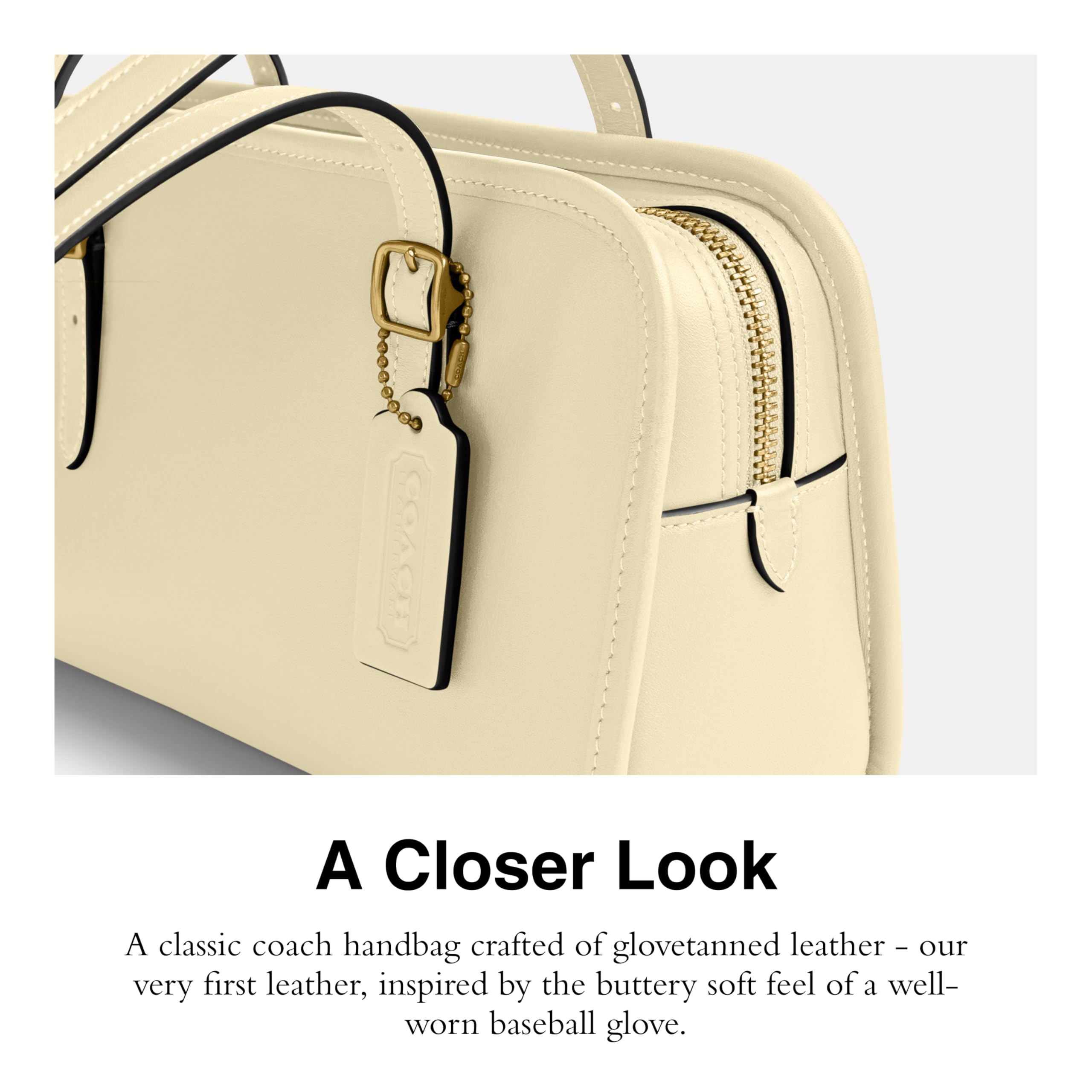 COACH Swing Zip Bag with Grommets
