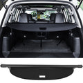 Trunk Cargo Cover for Nissan Rogue S SV SL Platinum 2014-2020 Retractable Rear Trunk Cargo Luggage Security Shade Cover Shield Interior Accessories Waterproof Custom Fit All Weather (Black)