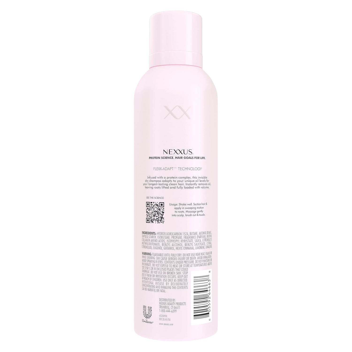 Nexxus Styling Refreshing for Hair Volume Volume Refresh Dry Shampoo Powered by FLEXX-ADAPT™ Technology and Infused with a Protein Complex 5 oz