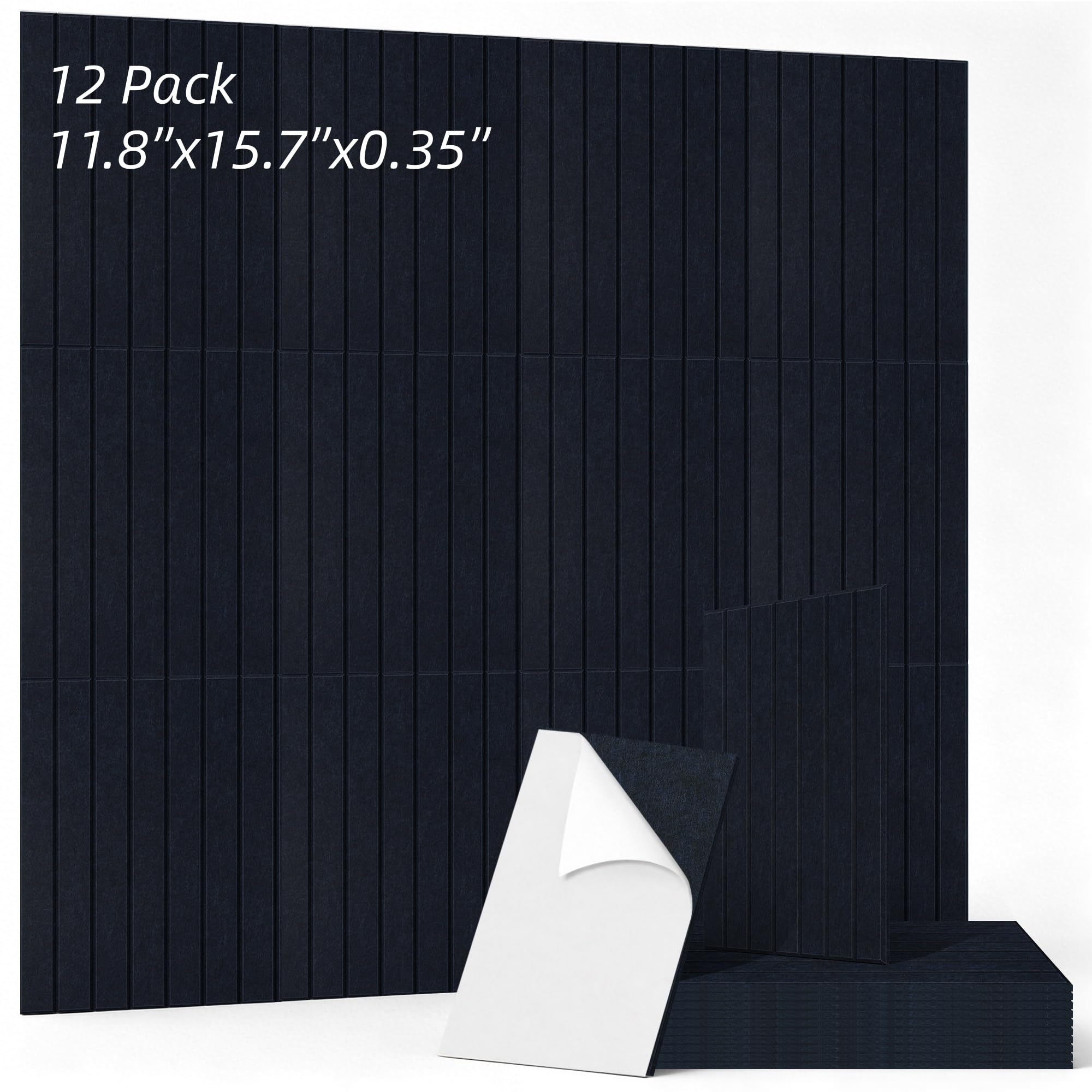 Art Acoustic Panels for Wall,5 Pack Sound Absorbing Panels,47.2” x 23.6” Soundproof Wall Panels,High-Density Acoustic Wall Panels,Decorative Sound Panels with Wood-Look