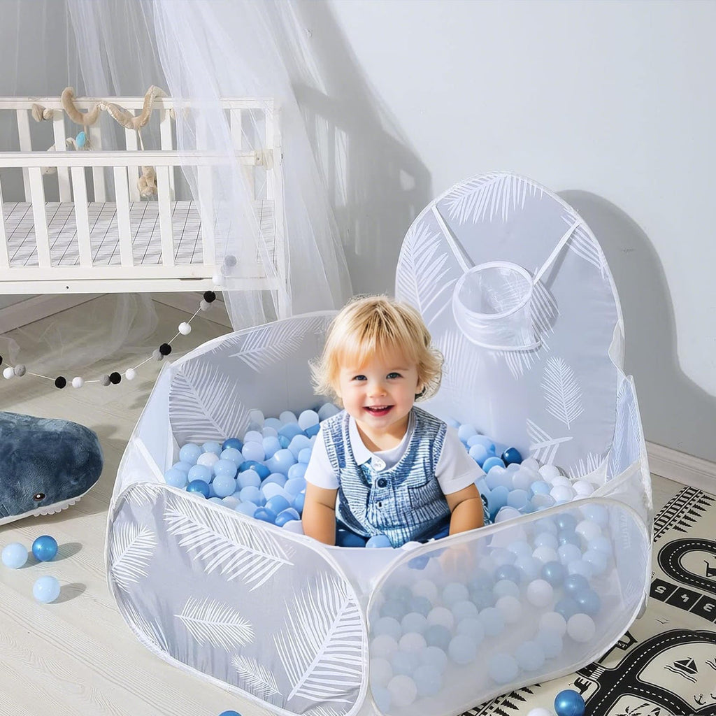 GOGOSO Ball Pit Balls for Toddler, Baby Plastic Playballs Kids Soft Pastel Pelotas Non-Toxic BPA-Free,Mix Color,100 Balls