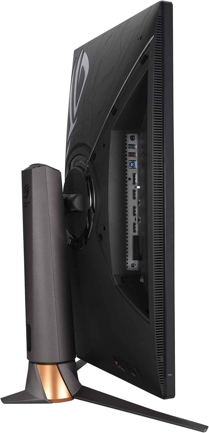 ASUS ROG Swift 27” 1440P Gaming Monitor (PG279QM) - WQHD, Fast IPS, 240Hz, 1ms, G-SYNC, NVIDIA Reflex Latency Analyzer, DisplayHDR400, Eye Care, HDMI, DisplayPort, USB, Height Adjustable,BLACK