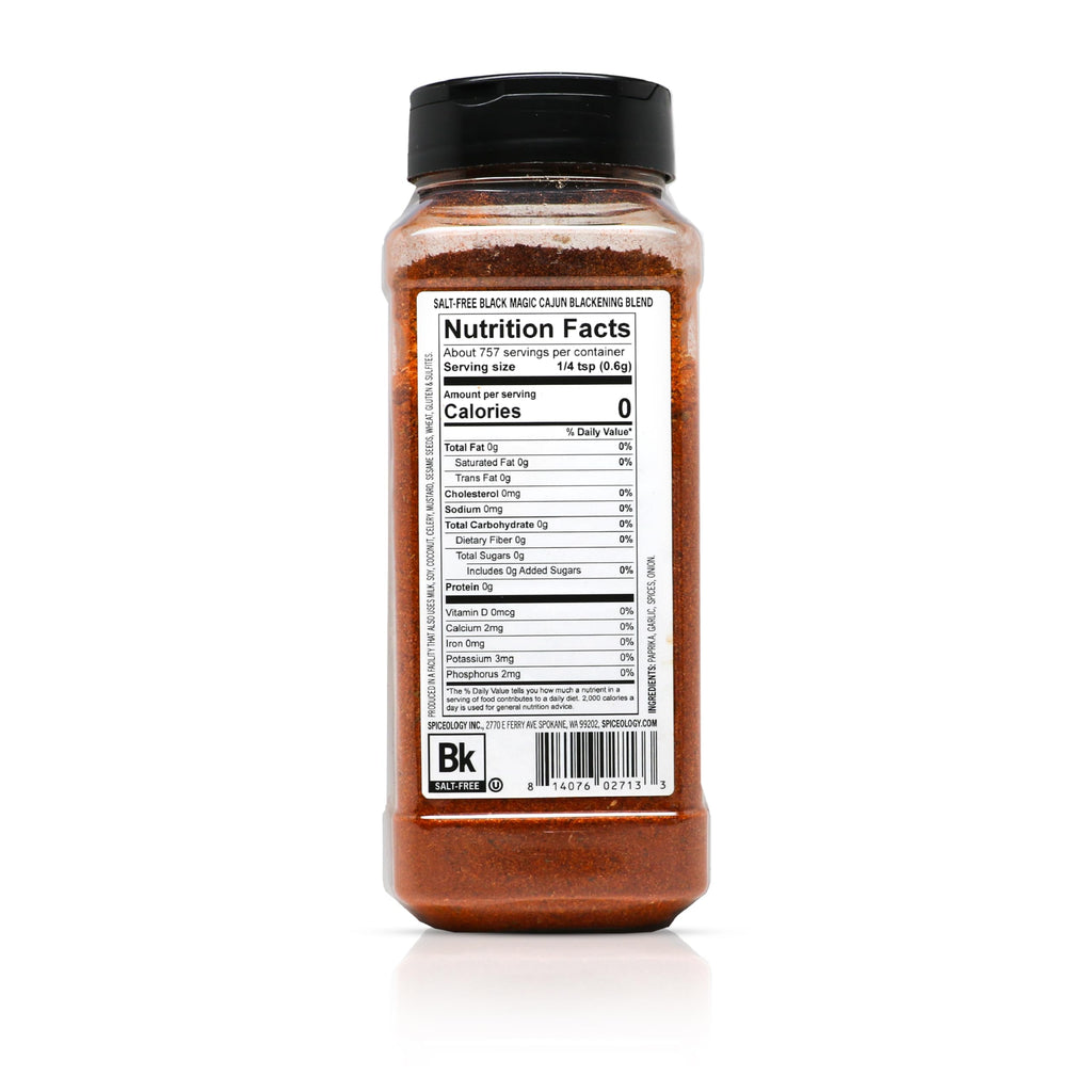 Spiceology – Black Magic Cajun Blackening Seasoning – Bold & Savory Spice Blend for Chicken, Fish, Turkey, and More – Versatile Dry Rub – 4.4 oz