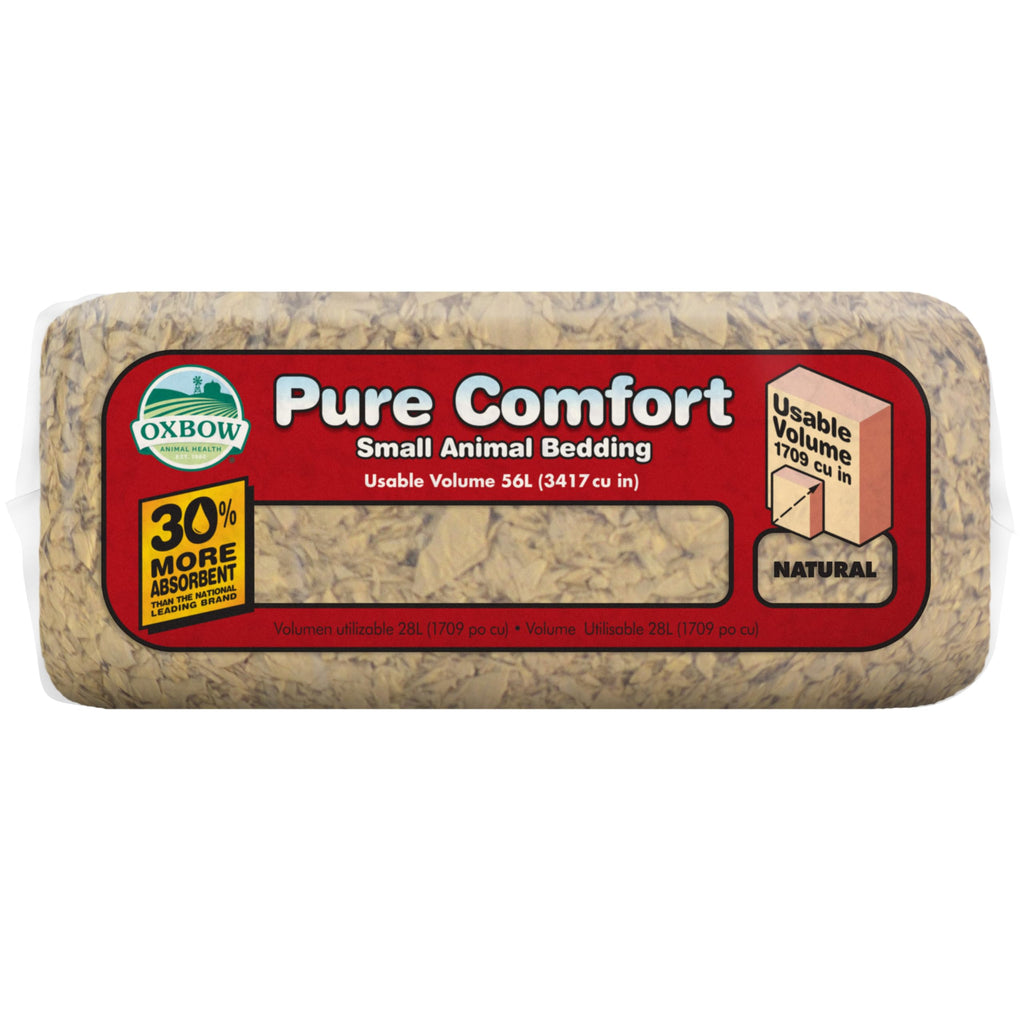 Oxbow Pure Comfort Bedding, Rabbit, Hamster, & Guinea Pig Bedding, Bunny Supplies for Litter Box, Pet Safe, Bunny Litter Box, Guinea Pig Cage, 99.9% Non-Dust, Blended, 36 Liter Bag