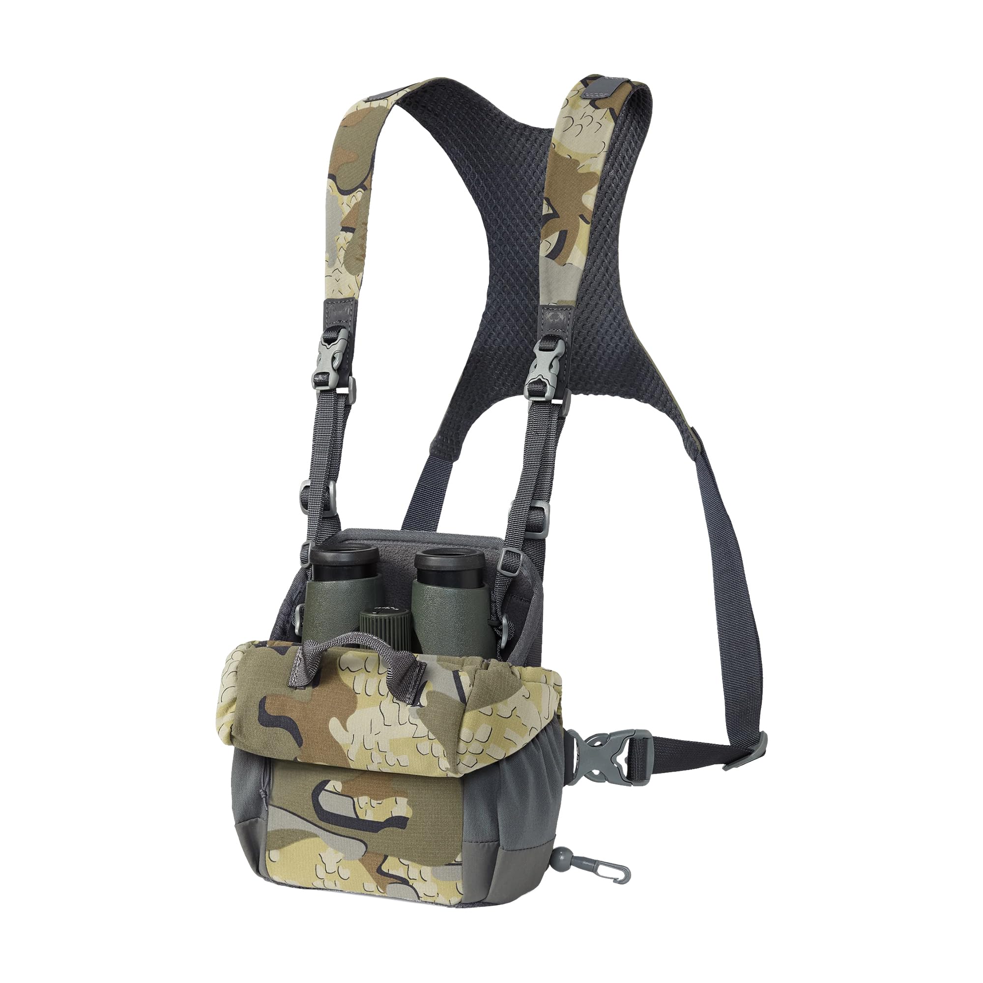 KUIU PRO Bino Harness – Waterproof, Adjustable, One-Hand Lid, Custom Foam Shims, Hydration Rig Compatible Binocular Harness