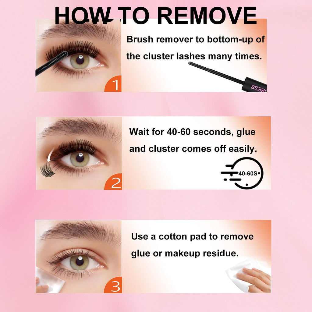 Lash Bond and Seal Mascara for Long Lasting Waterproof Eyelash Extensions - 5ml+5ml