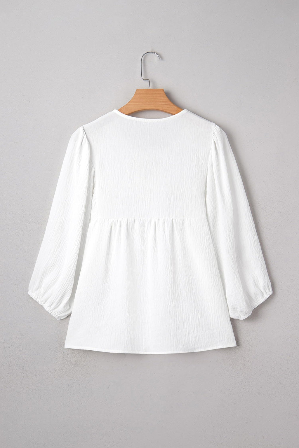 SHEWIN Womens Tops 3/4 Sleeves Blouse Babydoll Dressy Casual Top Elegant Bow Tie Loose Ladies Shirts 2026