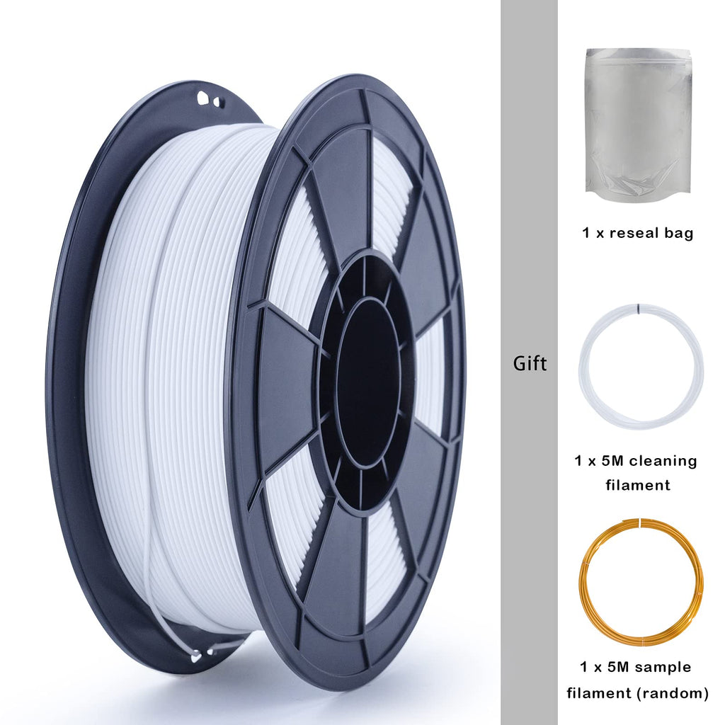 ZIRO 3D Printer Filament, PLA Filament 1.75mm, Black pla 1KG(2.2lbs), Dimensional Accuracy +/- 0.03mm, Fits Most FDM Printer AMS System,3D Printing Filament Spool Black (Plastic Reel)