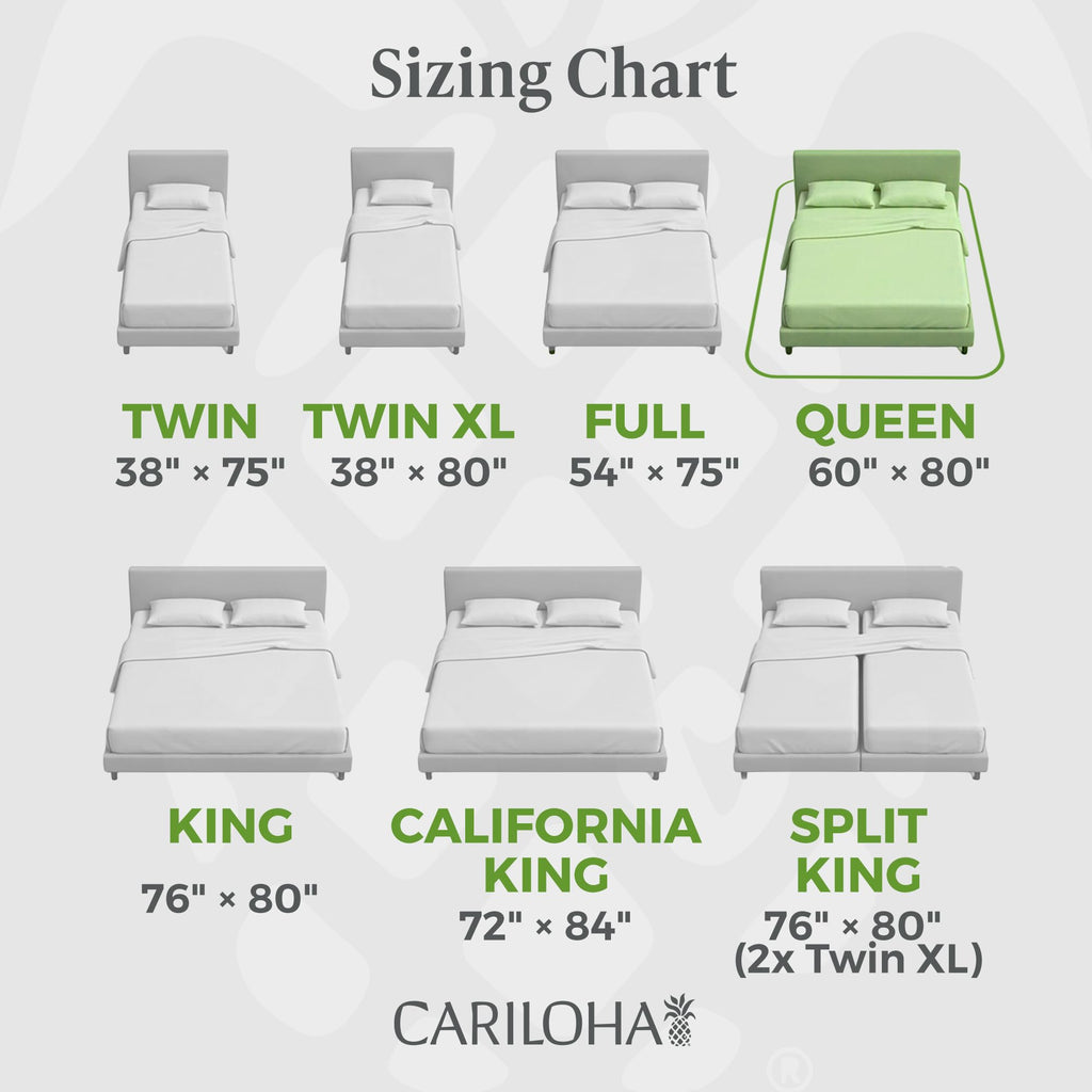 Cariloha Aloha Soft 100% Organic Bamboo Viscose Sheets – 4-Piece Queen Sheet Set – 16 in Deep Pockets – Buttery Soft, Hypoallergenic, Cooling Sheets – Oeko-TEX Standard 100 – Cape Blue