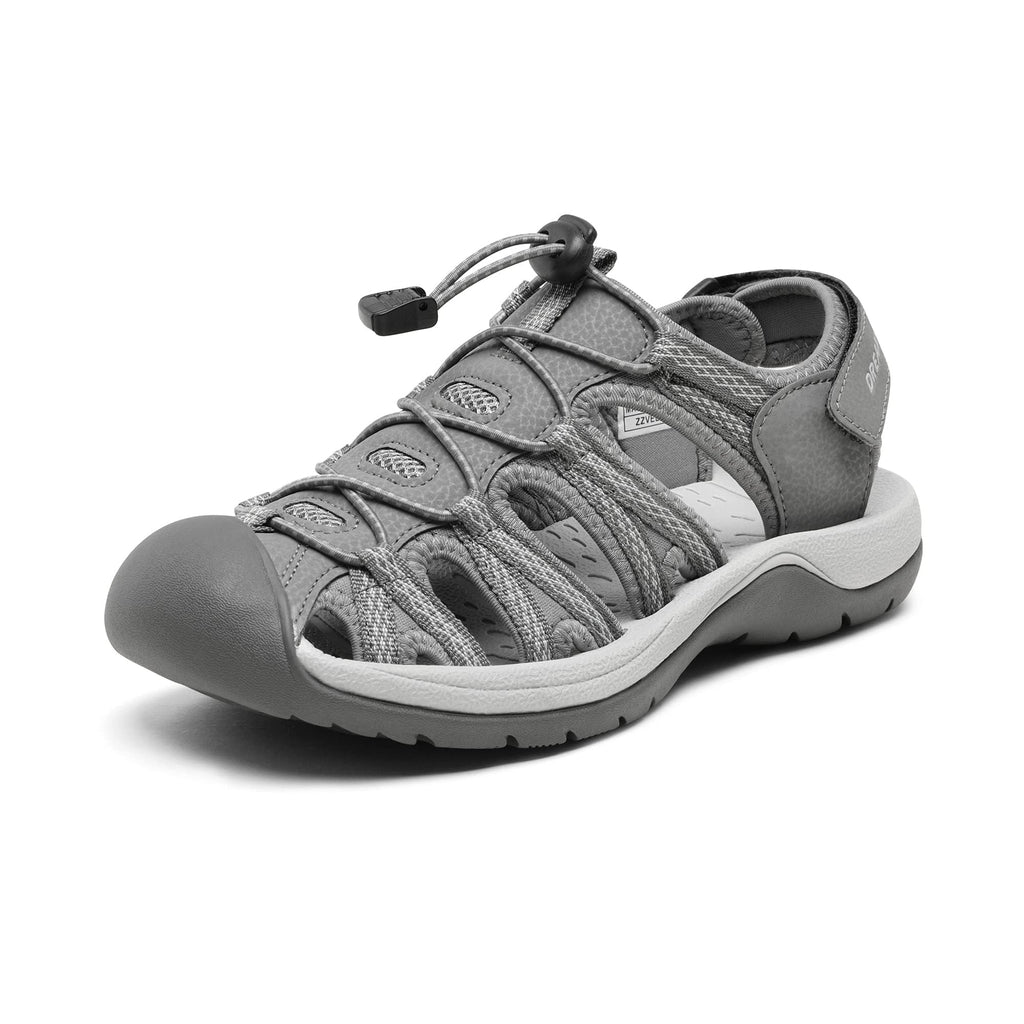 DREAM PAIRS Womens Closed Toe Hiking Summer Outdoor Sport Athletic Sandals