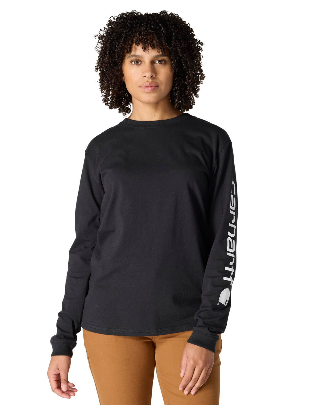 Carhartt Women's Dearborn Loose LS Logo T-Shirt