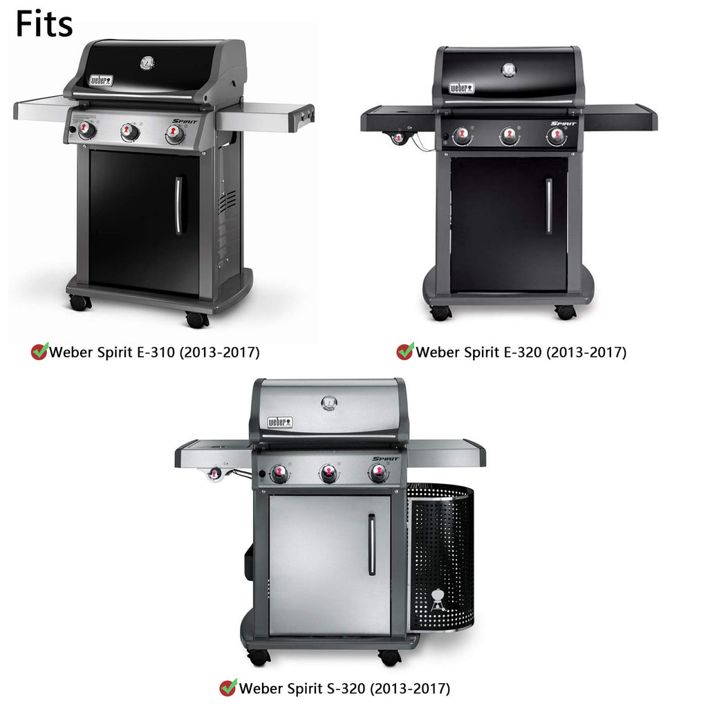 Hongso 21.5 Inch Flavorizer Bars 7535 for Weber Genesis Silver A, Spirit 200 Series E210 S210 (with Side Mounted Control), Spirit 500 Gas Grill Models, Heat Plate Replacement 7534 65902 8217, 5-PC