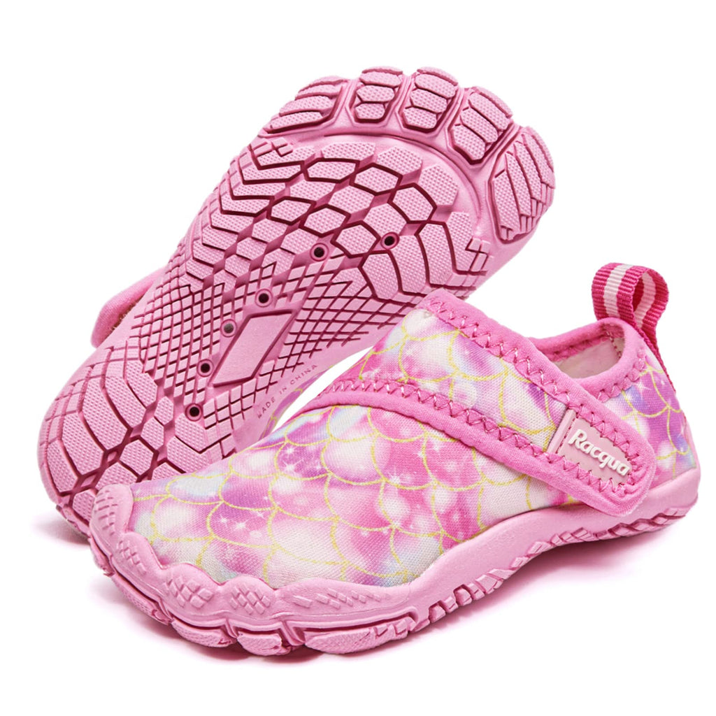 Racqua Toddler Boys Girls Slip-On Water Shoes Quick Dry Barefoot Aqua Shoes (Toddler/Little Kid)