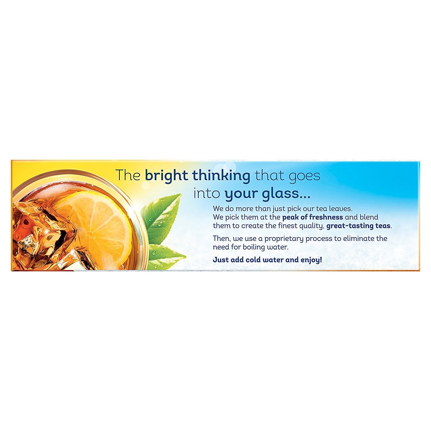 Lipton Cold Brew Iced Tea Bags, Family Size Zero Calories, Easy-To-Make with no boiling needed, 132 Total Tea Bags (22ct - Pack of 6)