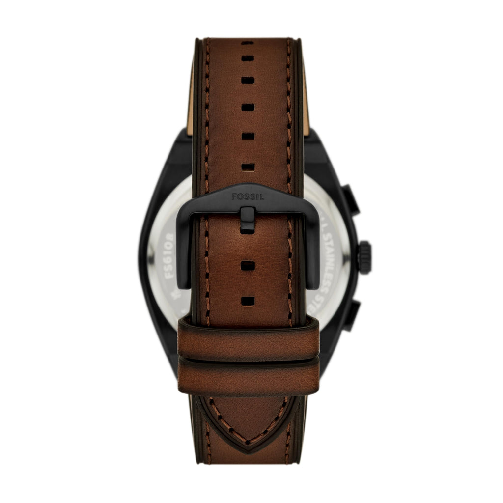 Fossil Men's Everett Quartz Stainless Steel Watch, Three-Hand Watch for Men