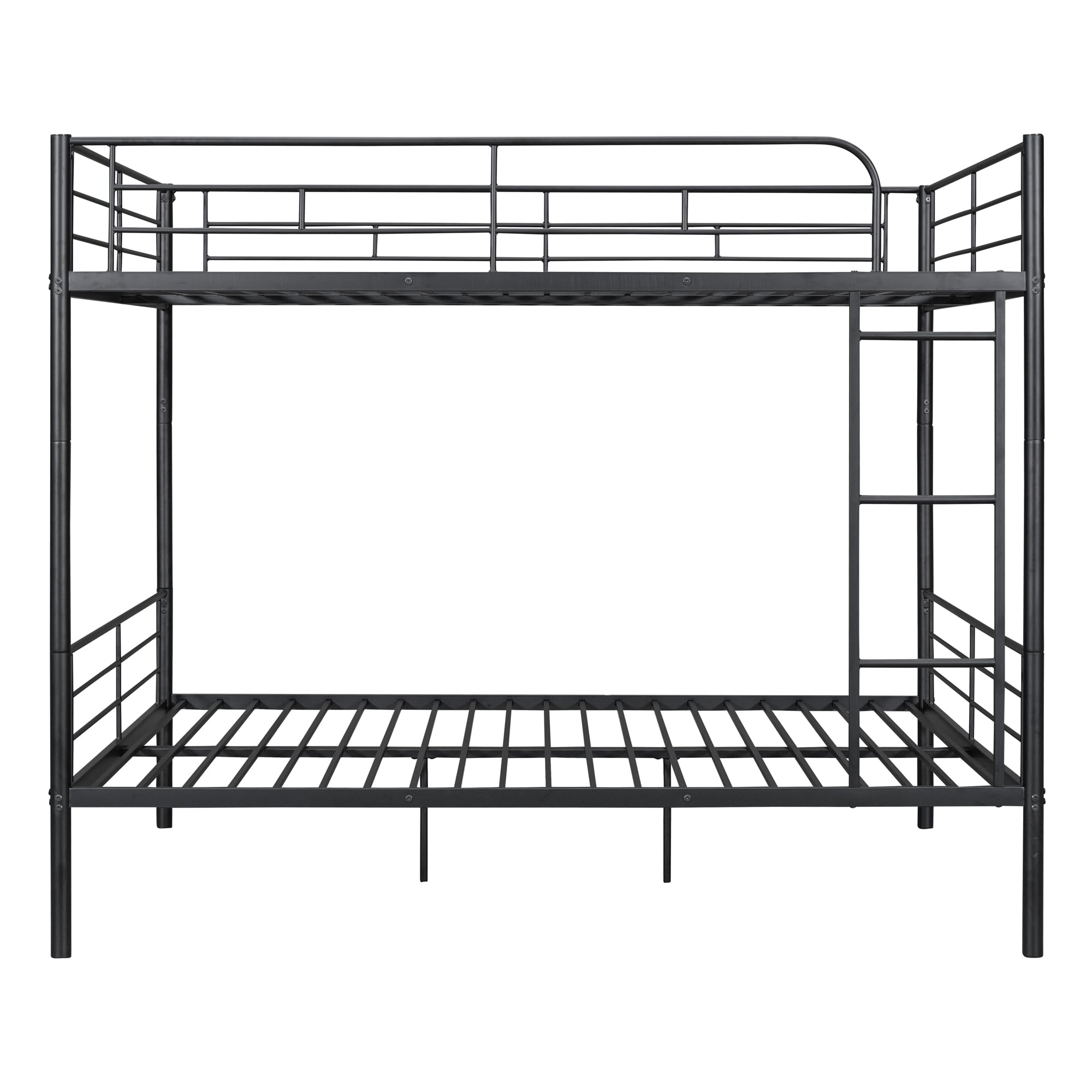 DNYN Twin Size Loft Bed with Desk & Storage Drawers& Table Set for Kids Bedroom,Covertible Twin-Over-Twin Bunkbeds Design,Easy Assemble & Space Saving & No Box Spring Needed,for Small Space, Black