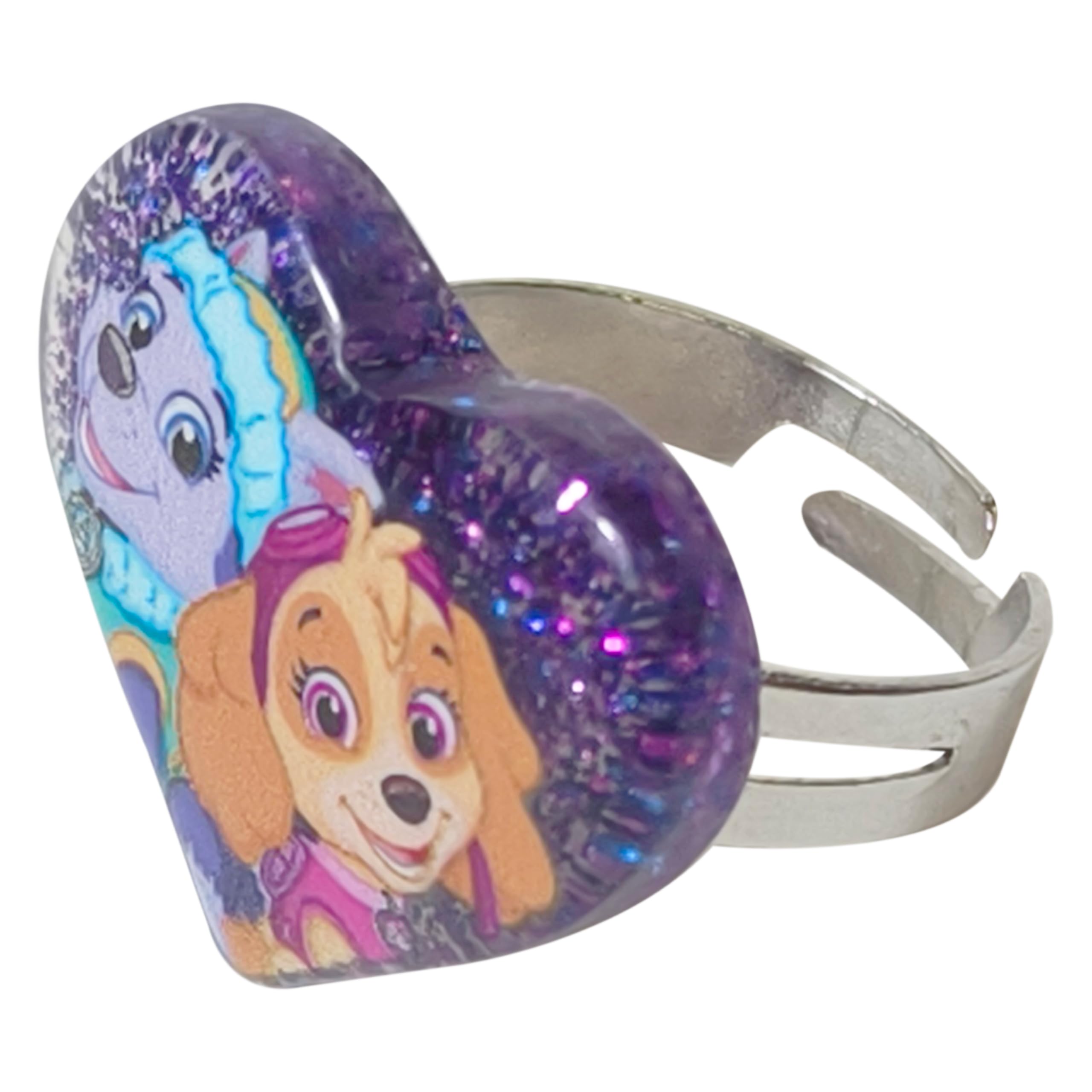 LUV HER Paw Patrol Girl's Jewelry Set - Dress up Toy Jewelry Box Set with Bead Necklace, Bracelet and Ring - Play Accessories - Ages 3+