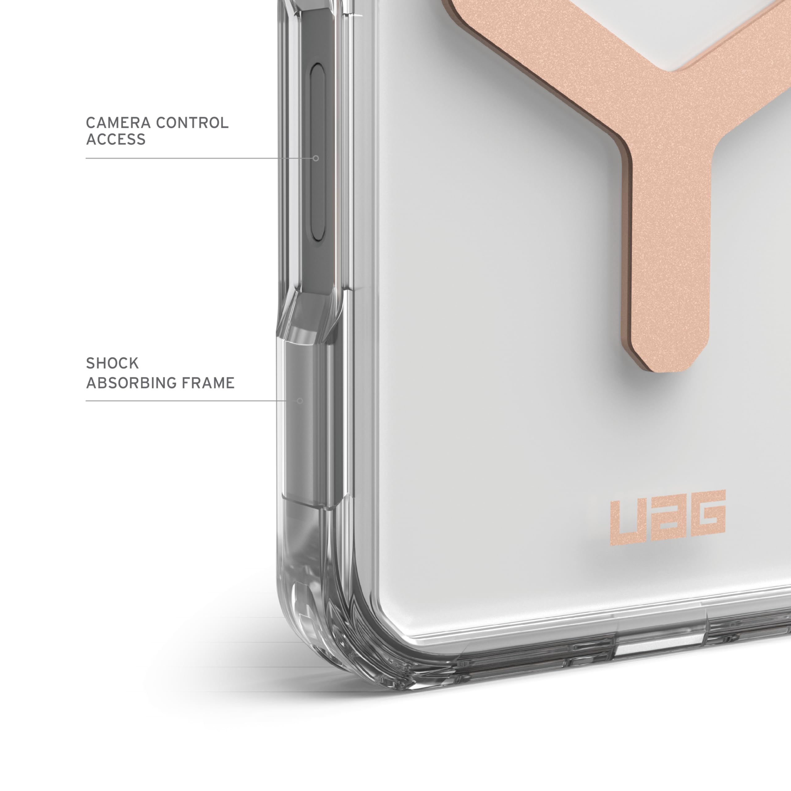URBAN ARMOR GEAR UAG Designed for iPhone 16 Pro Max Case 6.9" Plasma XTE - Compatible with MagSafe Charging & Kickstand Rugged Shockproof Anti-Slip Military Grade Protective Cover, Black/Clear