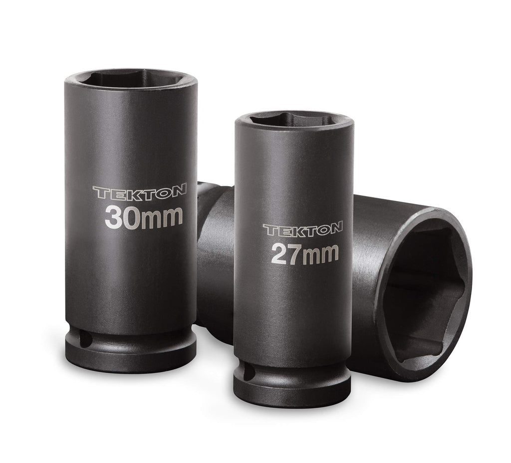 TEKTON 3/4 Inch Drive Deep 6-Point Impact Socket Set with Case, 7-Piece (13/16-1-1/2 in.) | 4890