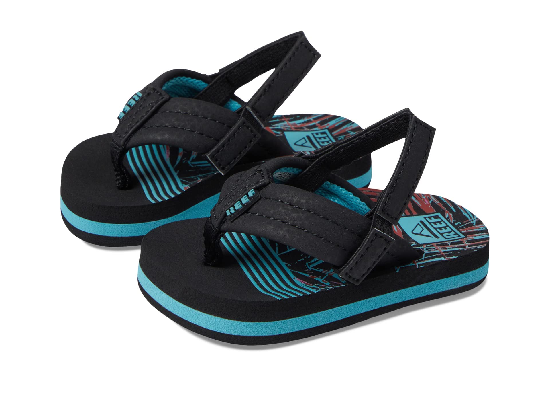 REEF Boys Toddler/Little Kid Ahi Beach Flip Flop, Soft Cushion Footbed, Water Friendly