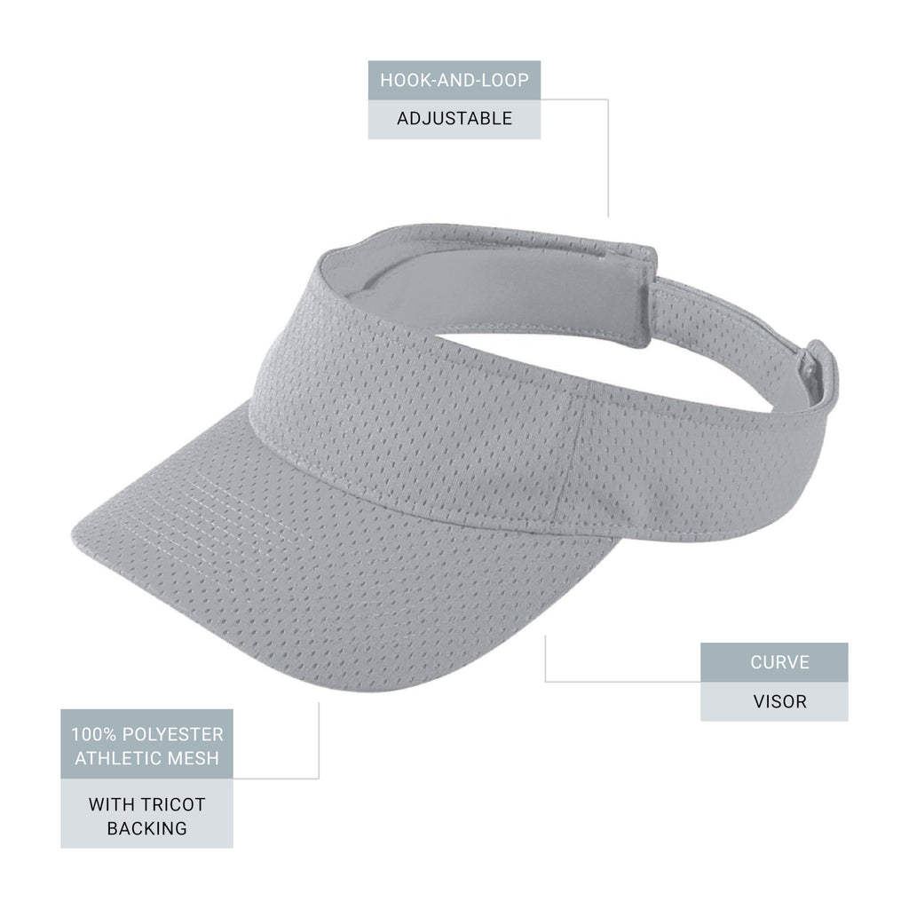Augusta Sportswear Women's Athletic Mesh Visor - Stylish Sun Hat for Golf, Running, and Outdoor Activities