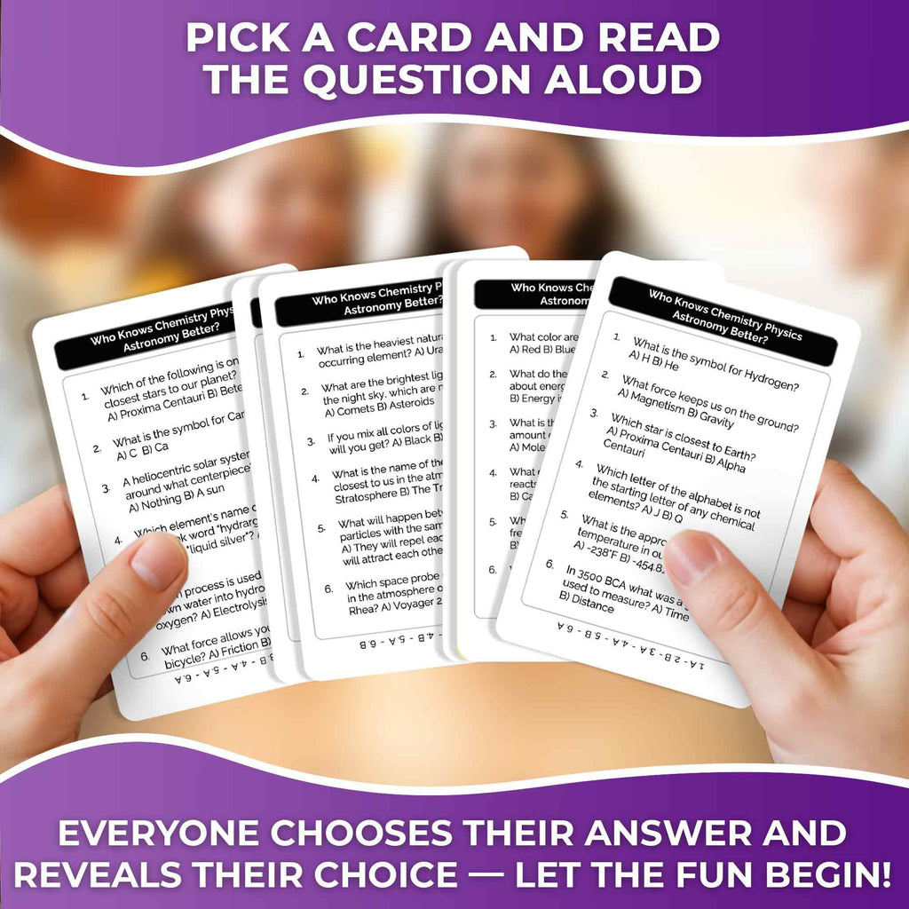 Family Board Games for Kids and Adults - Trivia Card Games for Kids 8-12 and Adults - Who Knows Me Better for Family Game Night - 500+ Facts Questions from Ages 6-8 — Fun Travel Car Activities for 5+
