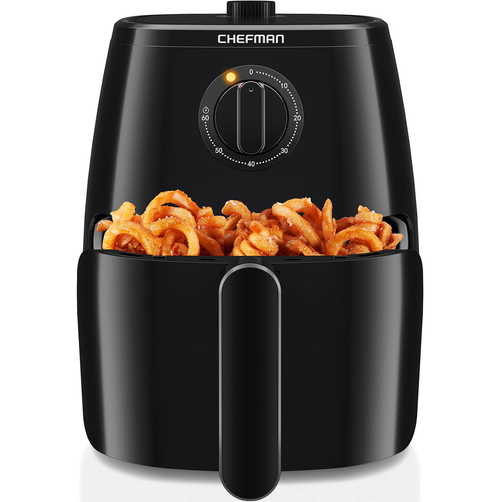 Chefman 12-Quart 6-in-1 Rotisserie Air Fryer Oven & Dehydrator, 12 Presets, Touchscreen, Family Size, Dishwasher-Safe Parts, Black
