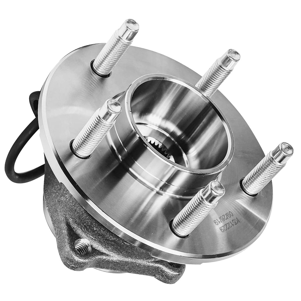 Detroit Axle - 4WD Front Wheel Bearing Hubs for Toyota 4Runner FJ Cruiser Tacoma Lexus GX460 GX470, Replacement Wheel Bearings and Hub Assembly Set, Pair Hubs