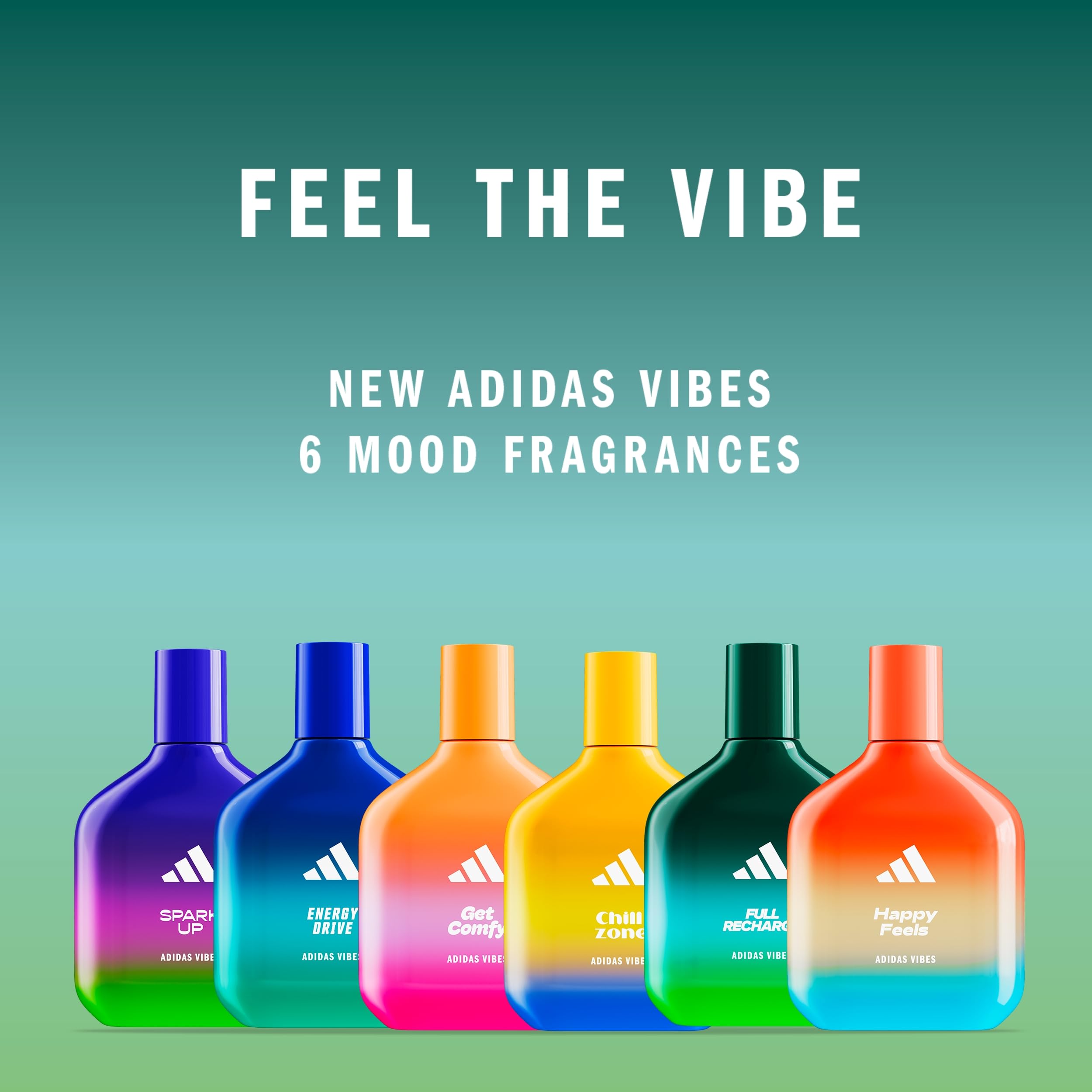 adidas Vibes Chill Zone Fragrance Hair & Body Mist for Women, Mood-Boosting, Notes of Lavender & Vanilla, For Any Occasion, 7.9oz