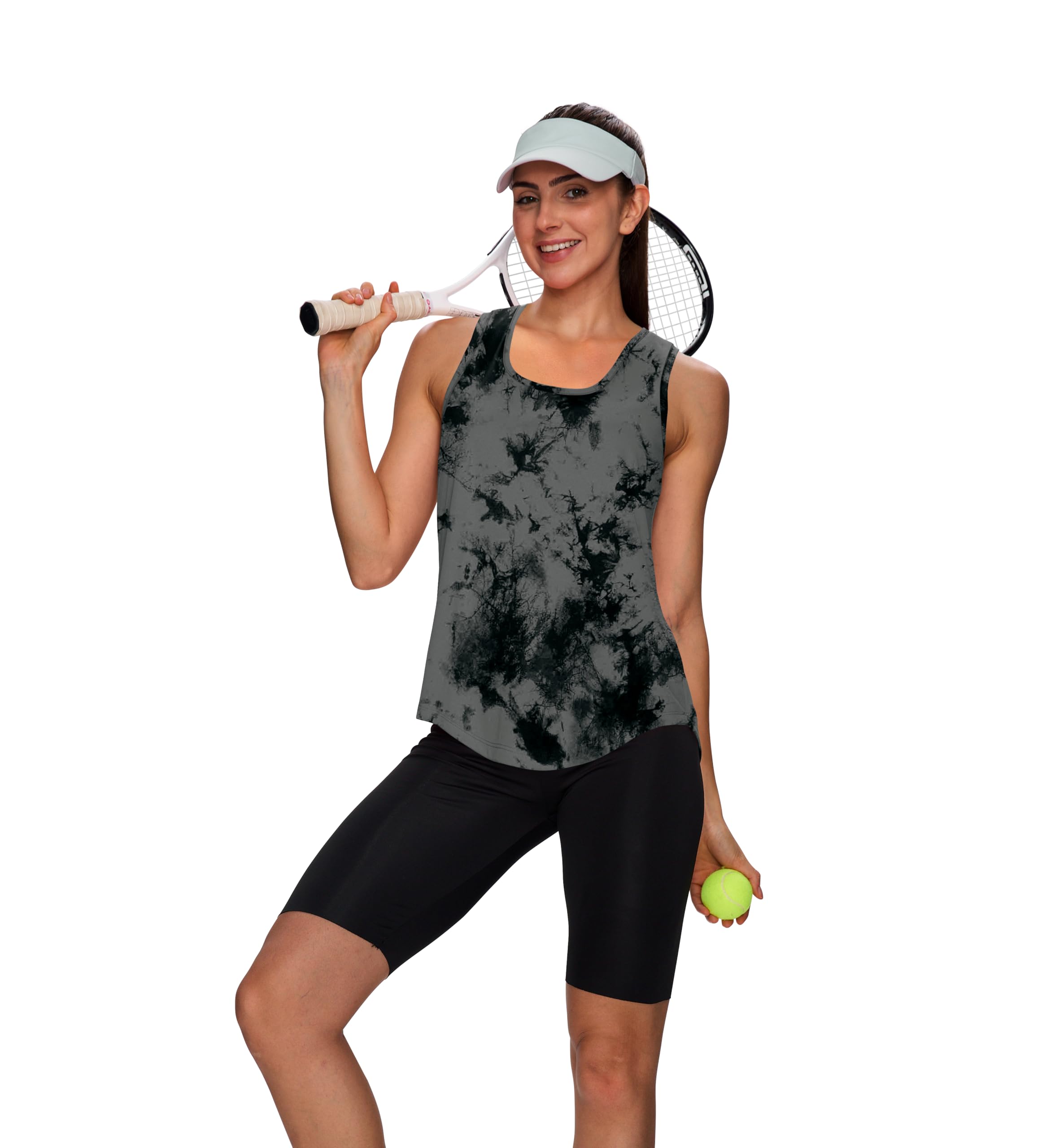 WIHOLL Workout Tops for Women Summer Athletic Tank Tops Sleeveless Shirts Beach Lightweight Gym Clothes