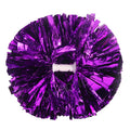 Lovecheer 2PCS/6PCS Metallic Pom Poms Cheerleading with Baton Handle Cheer Pompoms for Kids Adults Team Sports Spirit Party Cheering