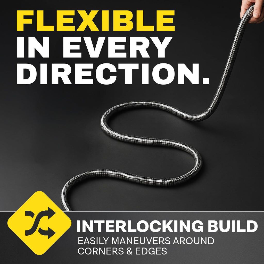 BIONIC STEEL 3Ft Short Garden Hose, 3 Ft x 5/8 In. Connector Hose for Reel, Leak Proof Connection, Heavy Duty, Non Kinking, Flexible, Hose Extension