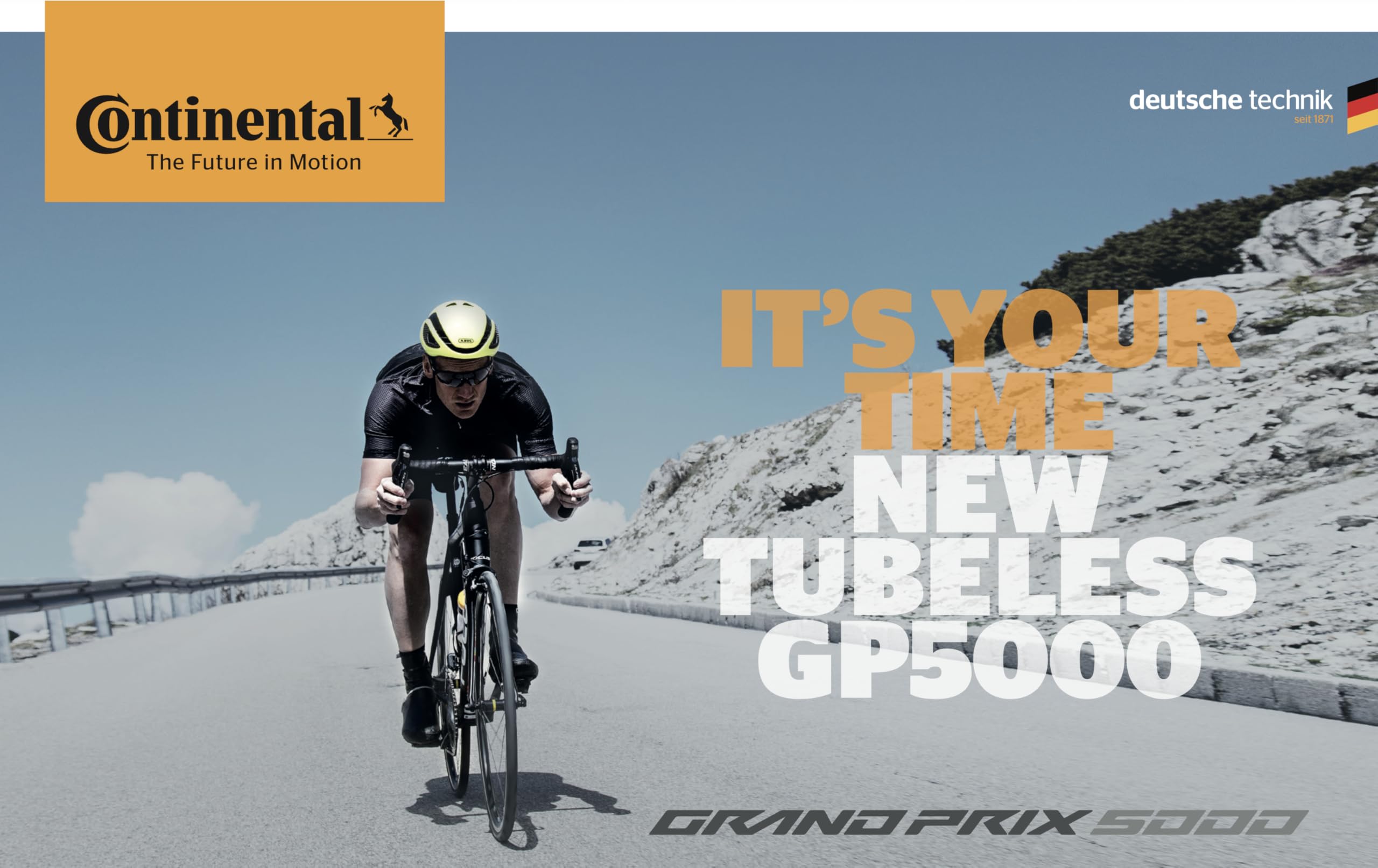 Continental Grand Prix 5000 S TR - Tubeless Road Bike Tire | Fast, Light, Durable - BlackChili, Vectran Breaker, LazerGrip, Active Comfort Technology