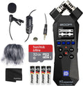 Zoom H1essential Handy Recorder Bundle with Professional Lavalier Condenser Microphone, 32GB microSDHC Card, Furry Microphone Windscreen, 4 AAA Alkaline Batteries, and More!