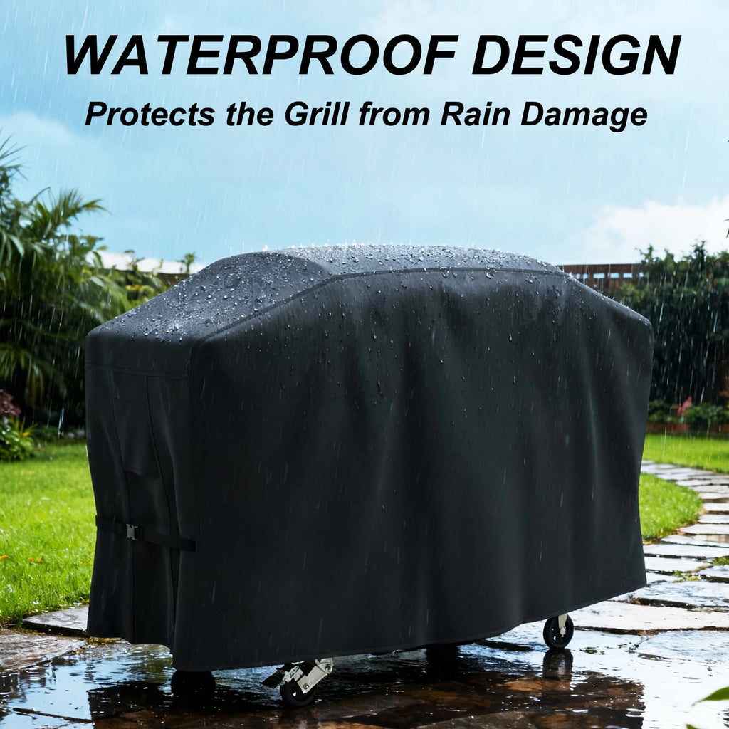 Grill Cover for Outdoor Grill,600D Heavy Duty Griddle Cover for Blackstone 28" Griddle,Waterproof 5483 BBQ Grill Cover with Air Vent and Click-Close Straps