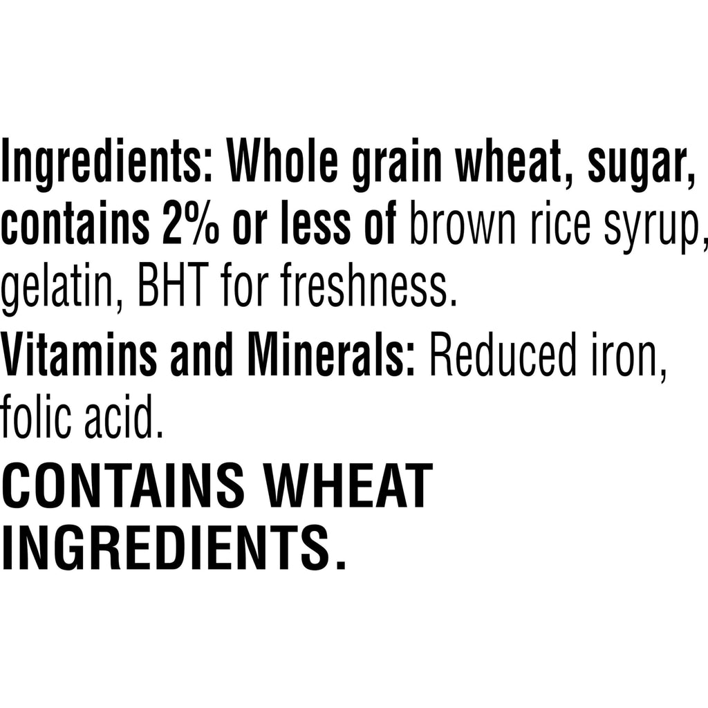 Kellogg's Frosted Mini-Wheats Cold Breakfast Cereal, High-Fiber, Whole Grain, Family Size, Original, 24oz Box (1 Box)