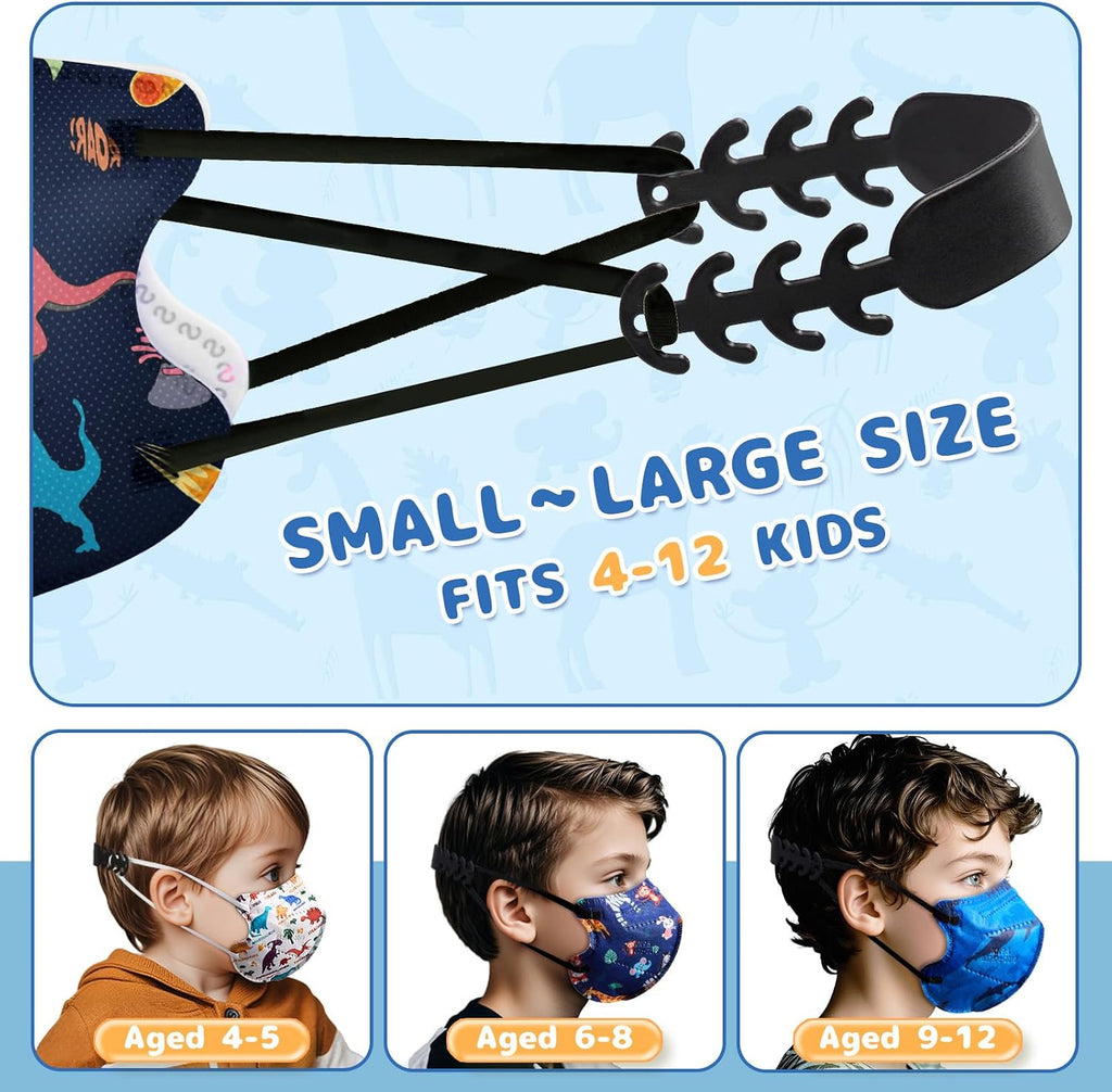 FENFEN Kids KN95 Face Mask Disposable - Kid KN 95 Masks Children Small Size Breathable Boys Kids KN95 Mask Mascaras KN95 Para Niños 50 Pack
