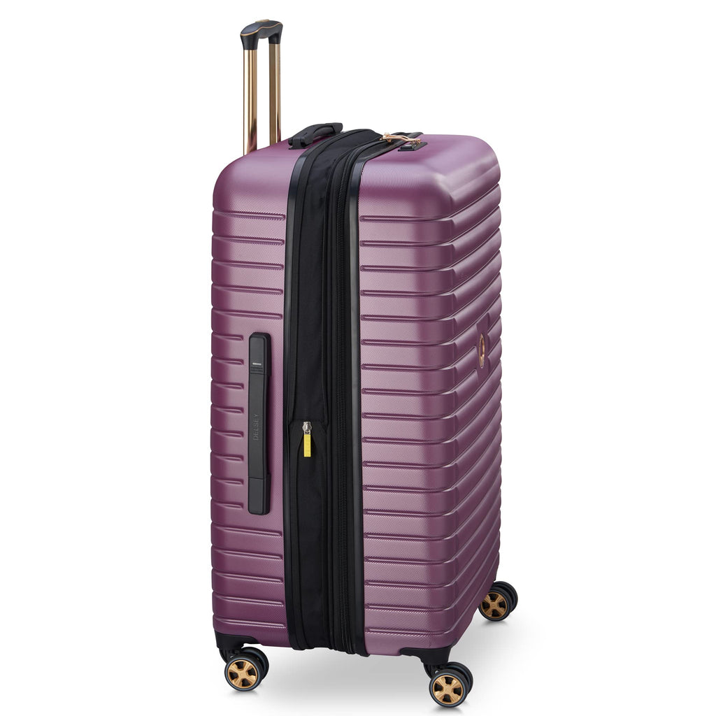 DELSEY PARIS Cruise 3.0 Hardside Expandable Luggage with Spinner Wheels, Black, Carry on 20 Inch