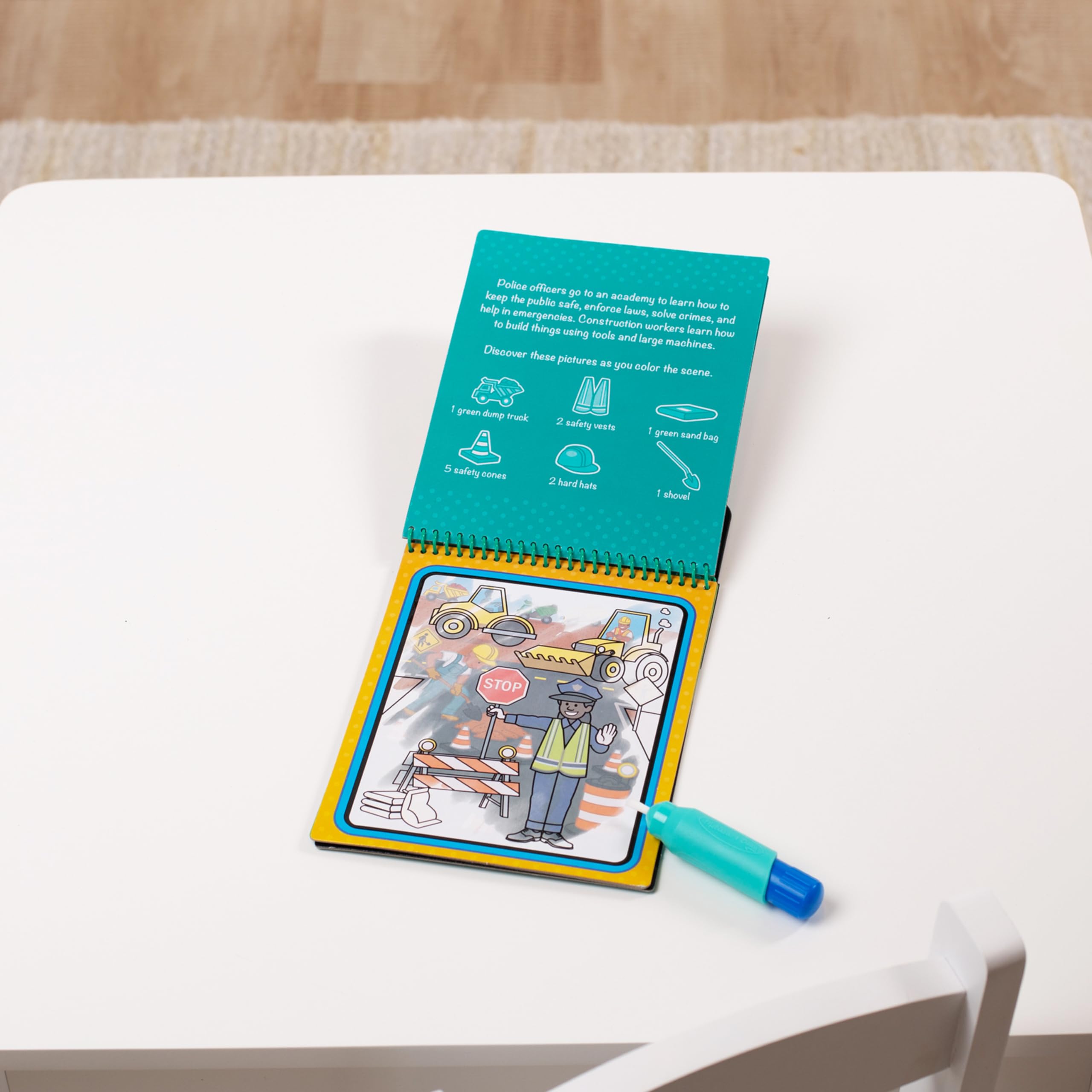 Melissa & Doug On The Go Water Wow! Reusable Water-Reveal Activity Pad – Adventure