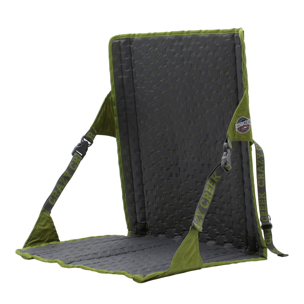 Crazy Creek HEX 2.0 PowerLounger for Day Hiking & Backpacking Trips, 250 LBS Weight Capacity, Adjustable Straps, Compact Design, Water-Resistant, Aleutian Blue/Slate